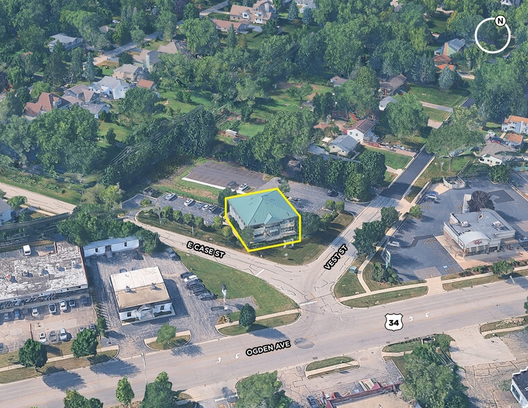 1001 E Ogden Ave, Naperville, IL for lease - Aerial - Image 2 of 20