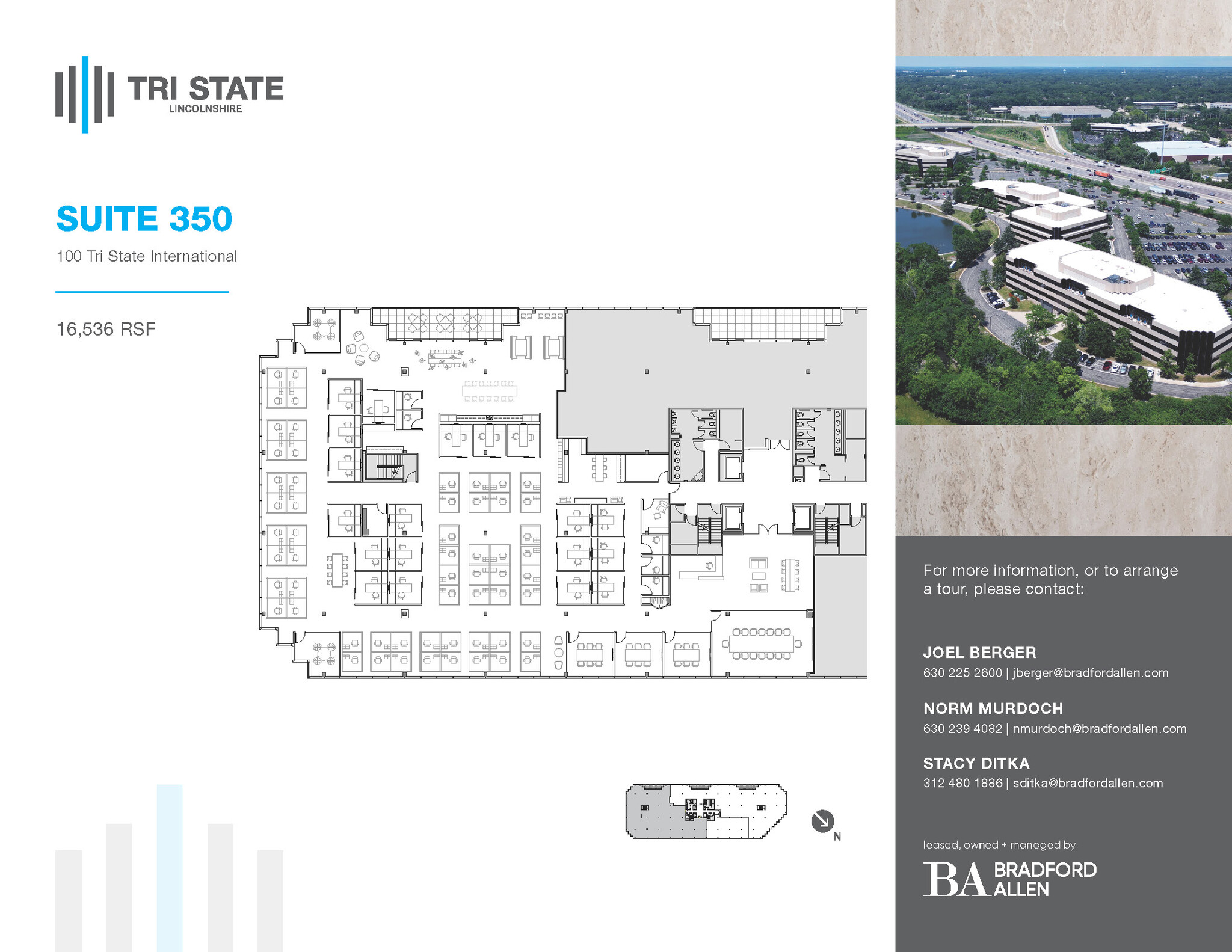 300 Tri State International, Lincolnshire, IL for lease Floor Plan- Image 1 of 1