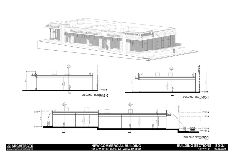 121 E Whittier Blvd, La Habra, CA for lease - Building Photo - Image 2 of 4