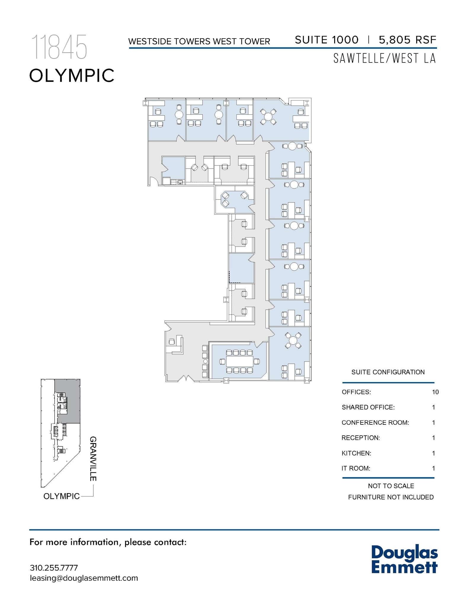 11845 W Olympic Blvd, Los Angeles, CA for lease Floor Plan- Image 1 of 1
