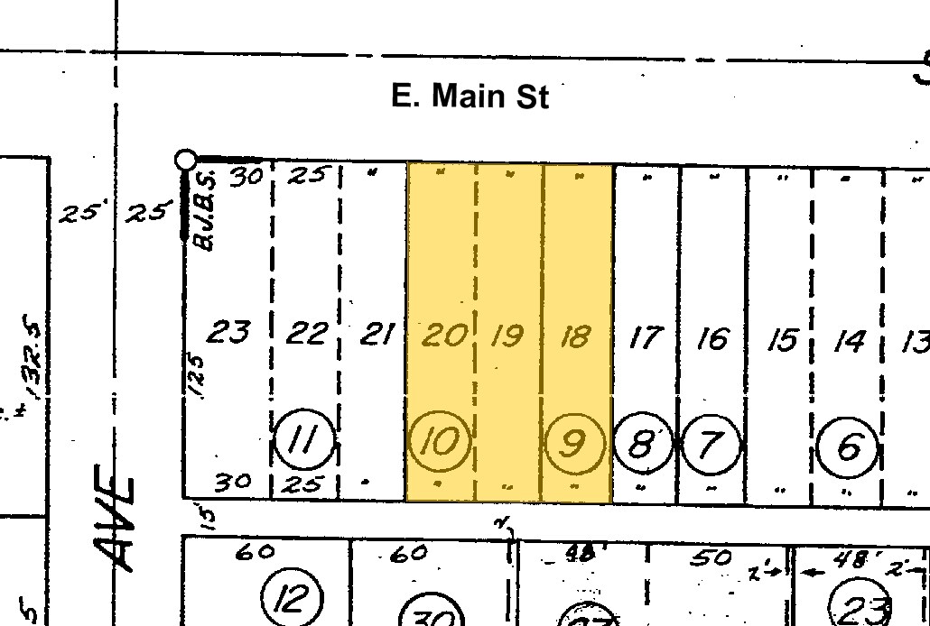 322 E Main St, San Jacinto, CA for sale Plat Map- Image 1 of 1