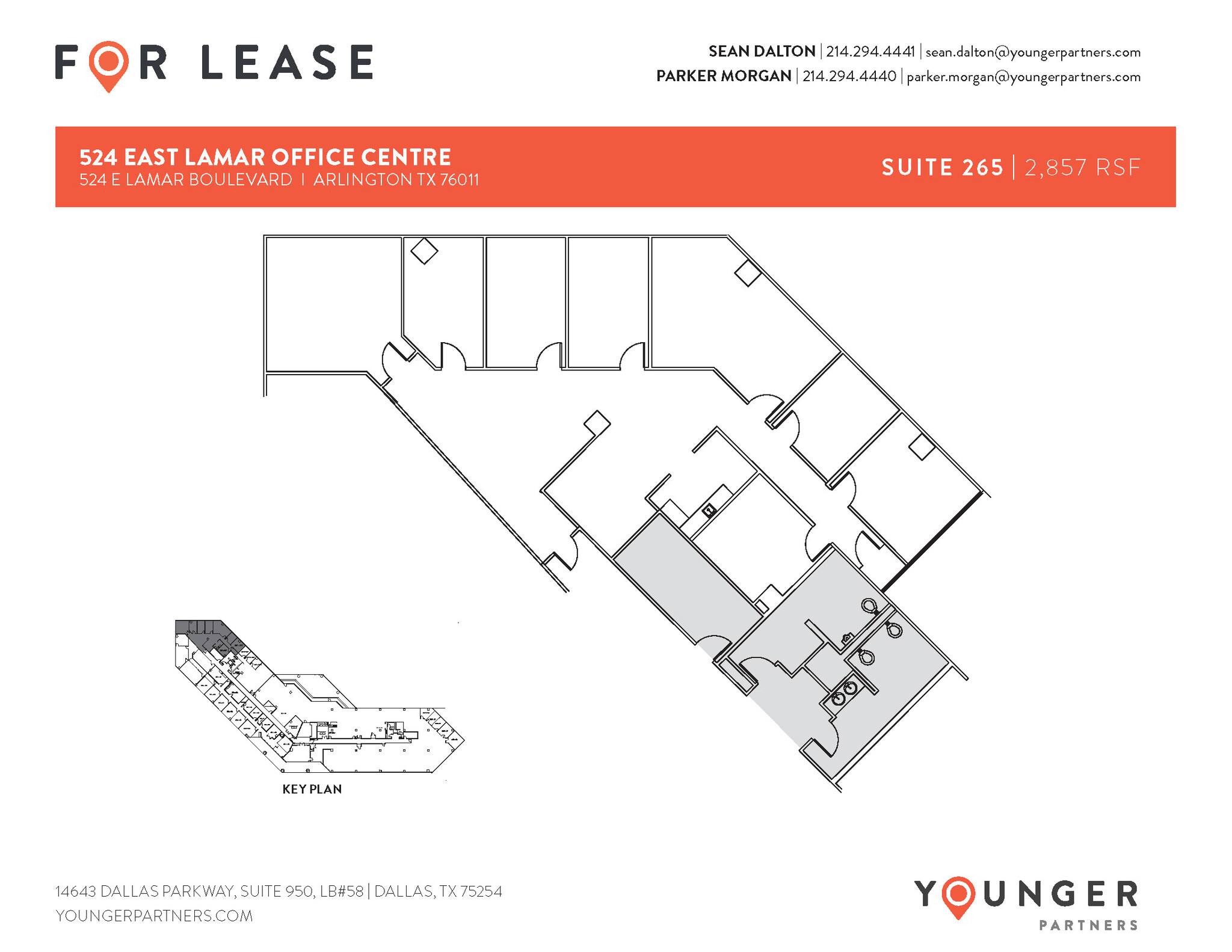 524 E Lamar Blvd, Arlington, TX for lease Floor Plan- Image 1 of 2