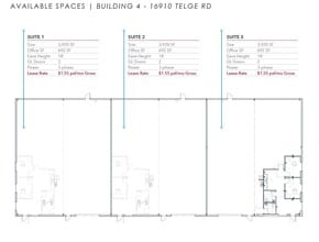 16906 Telge Rd, Cypress, TX for lease Floor Plan- Image 1 of 1