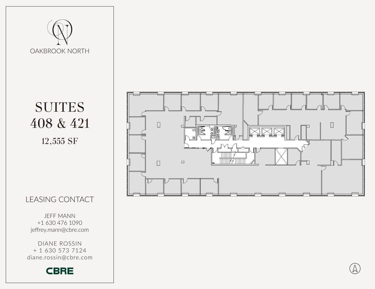1200 Harger Rd, Oak Brook, IL for lease Floor Plan- Image 1 of 2