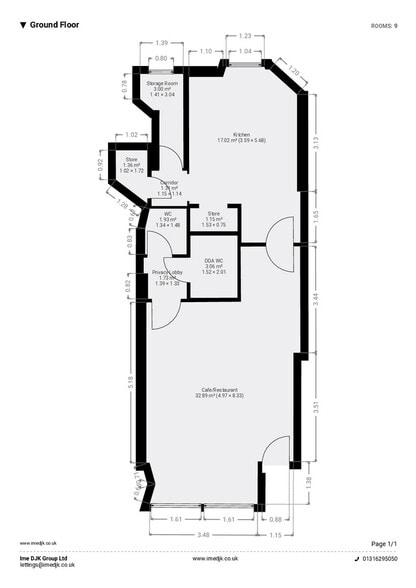 135 Comiston Rd, Edinburgh for lease - Floor Plan - Image 2 of 6