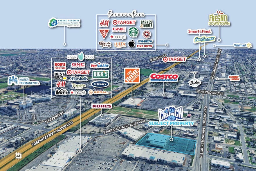 7370-7374 N Blackstone Ave, Fresno, CA for sale - Building Photo - Image 2 of 7