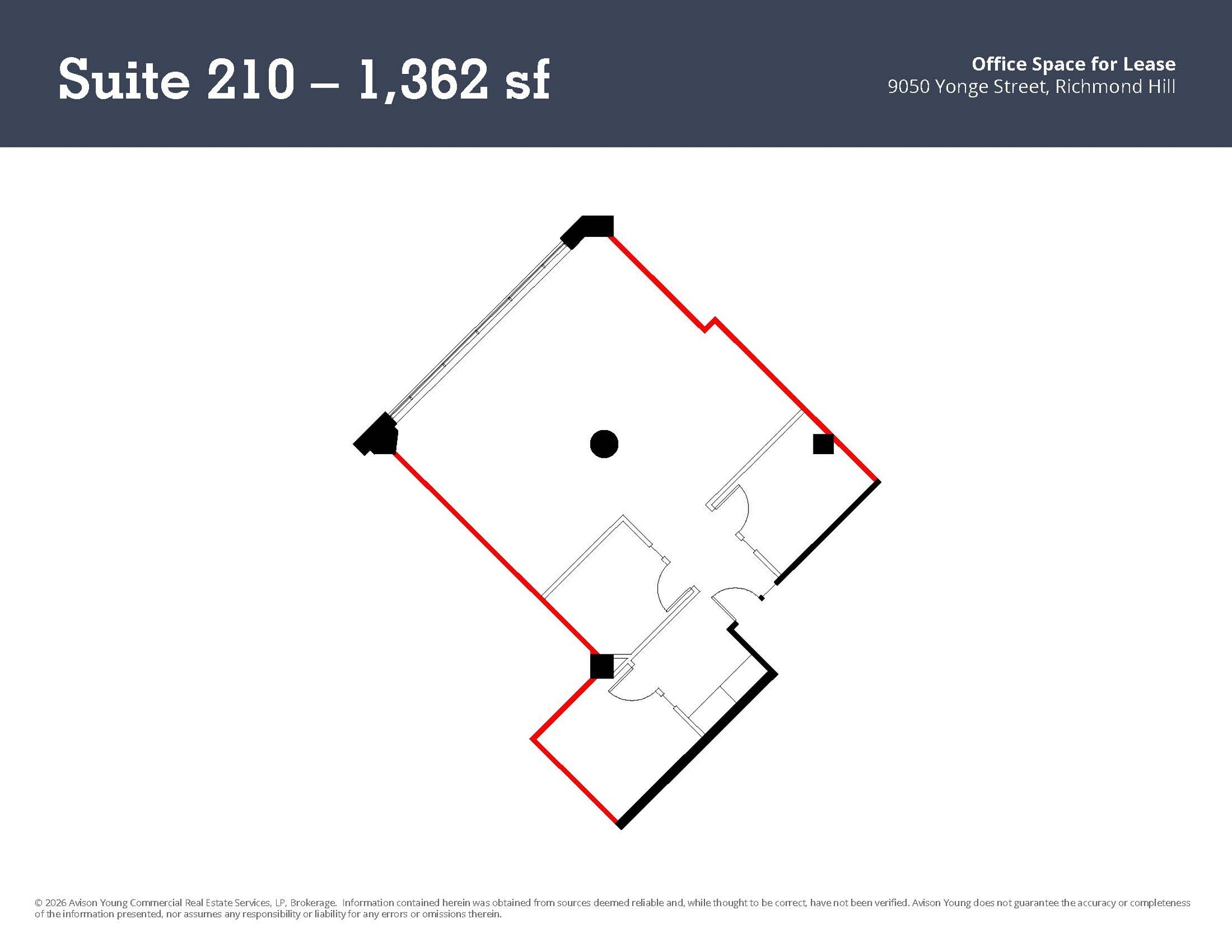 9050 Yonge St, Richmond Hill, ON for lease Floor Plan- Image 1 of 1