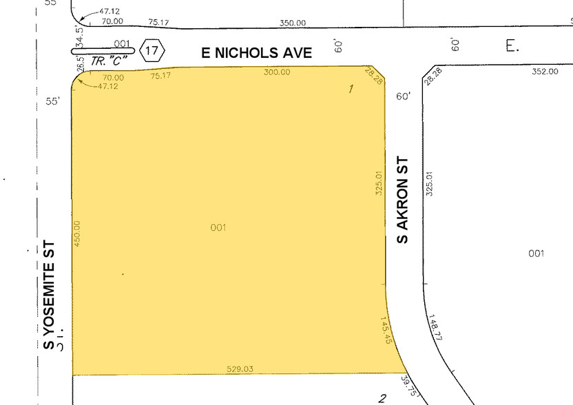 9000 E Nichols Ave, Centennial, CO for lease - Plat Map - Image 2 of 15