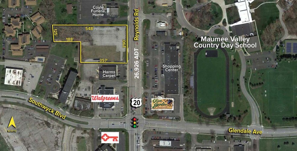 1850 S Reynolds Rd, Toledo, OH for sale - Aerial - Image 1 of 1