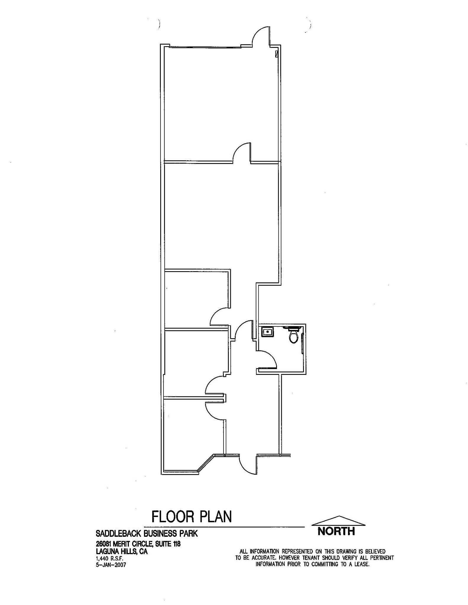 26941 Cabot Rd, Laguna Hills, CA for lease Floor Plan- Image 1 of 3