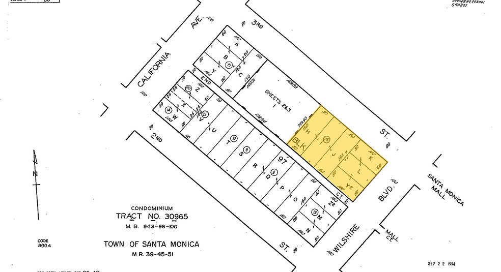 233 Wilshire Blvd, Santa Monica, CA for lease - Plat Map - Image 2 of 26