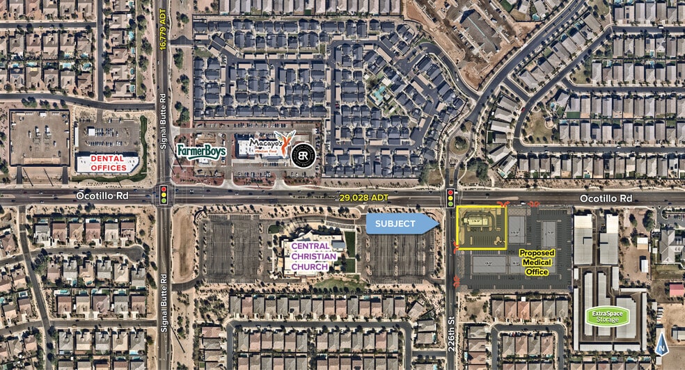 SEC 226th St & Ocotillo Rd, Queen Creek, AZ for lease - Primary Photo - Image 1 of 4