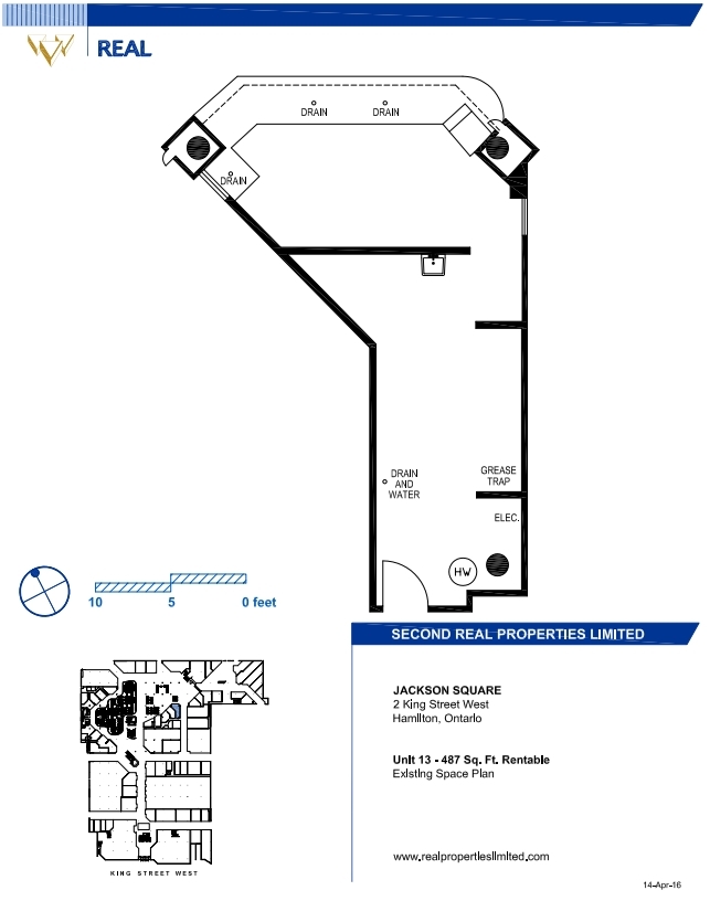 100, 110, and 120 King St W, Hamilton, ON for lease Floor Plan- Image 1 of 1