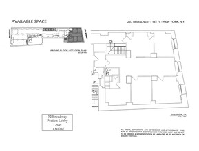 32 Broadway, New York, NY for lease Floor Plan- Image 1 of 1