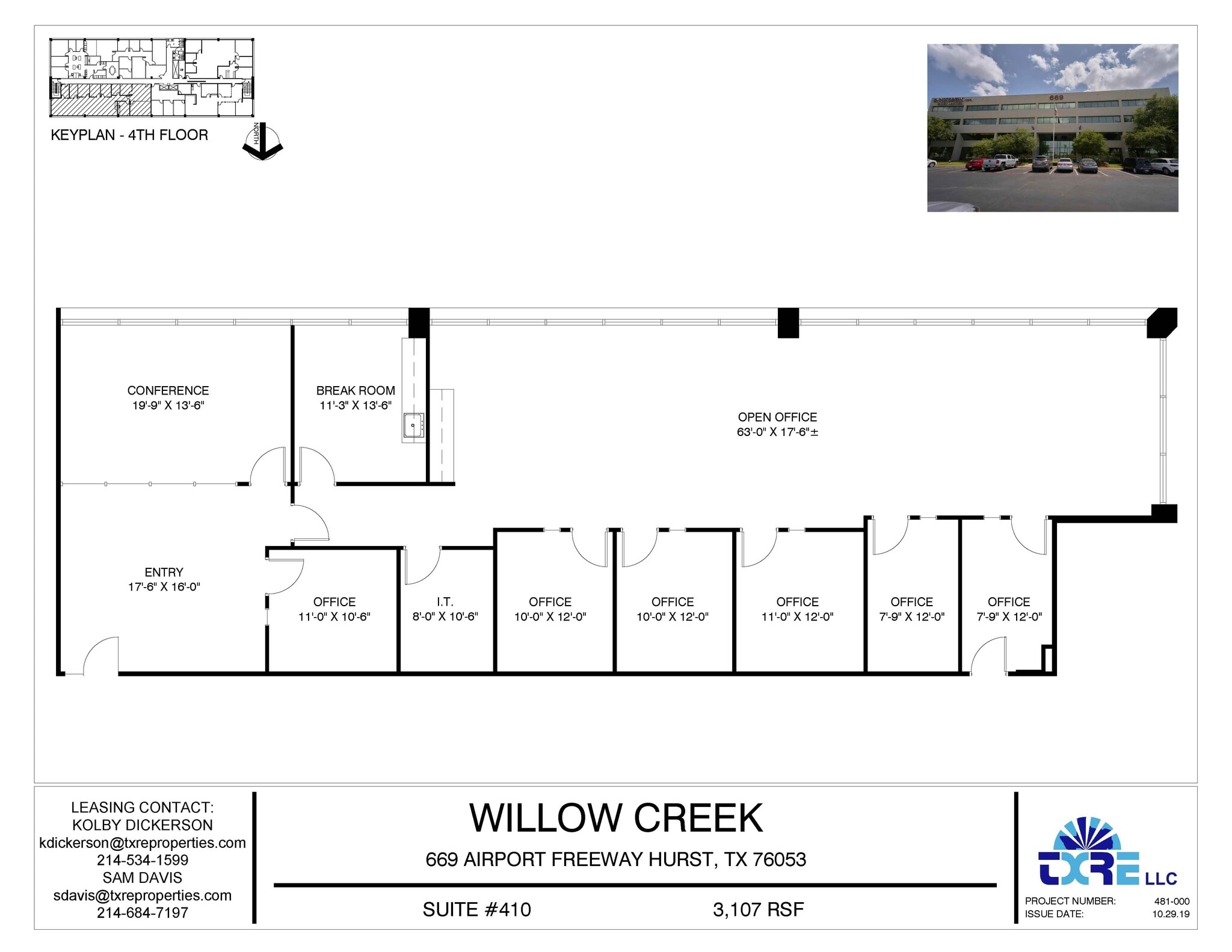 669 Airport Fwy, Hurst, TX for lease Floor Plan- Image 1 of 1
