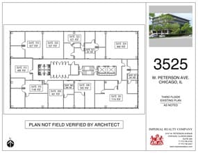 3525 W Peterson Ave, Chicago, IL for lease Site Plan- Image 1 of 4