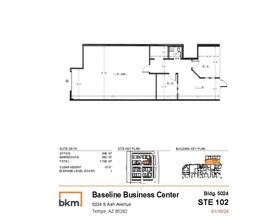 5024 S Ash Ave, Tempe, AZ for lease Floor Plan- Image 1 of 4