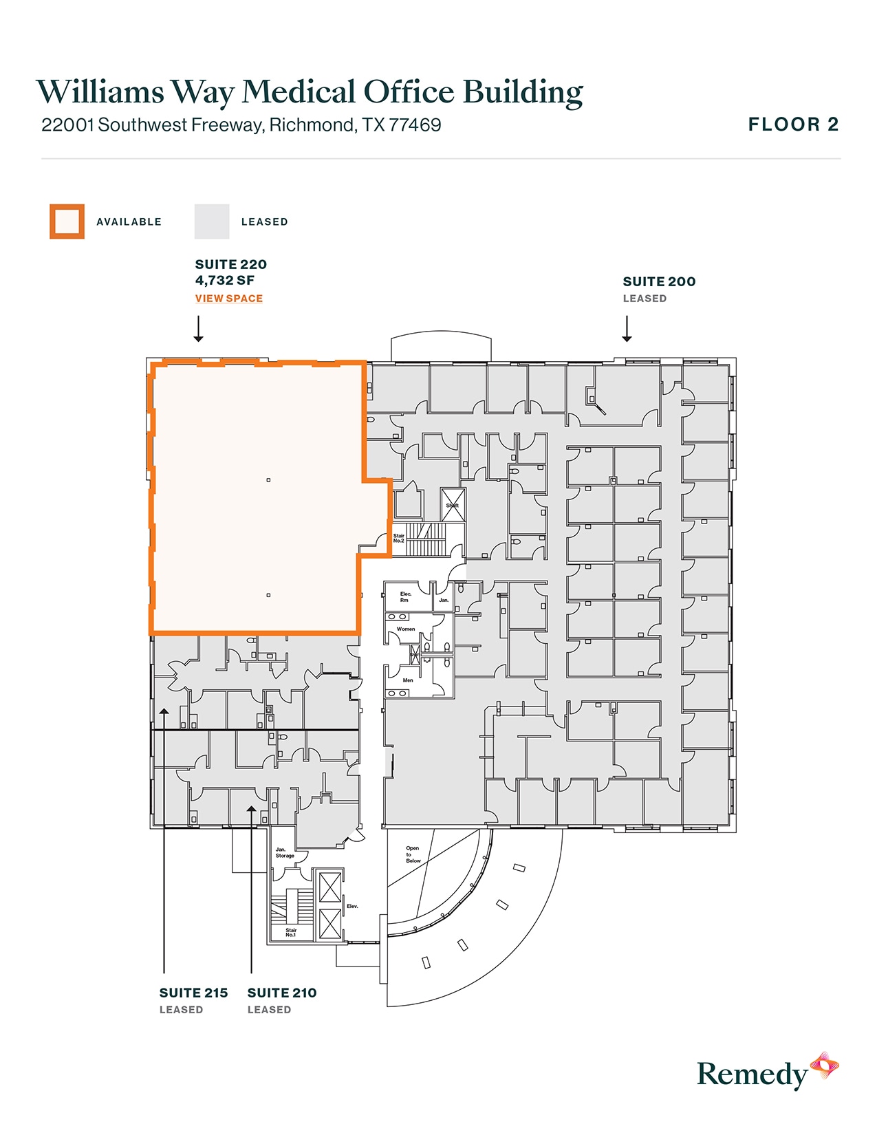 22001 Southwest Freeway, Richmond, TX for lease Floor Plan- Image 1 of 1