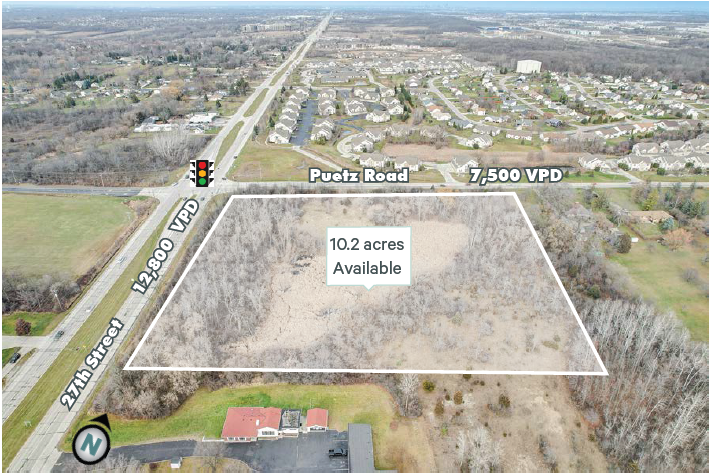 SEC 27th St, Oak Creek, WI for sale - Aerial - Image 1 of 2