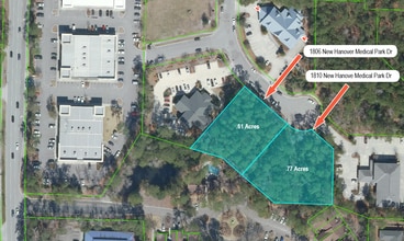 1810 New Hanover Medical Park Dr, Wilmington, NC - AERIAL  map view - Image1