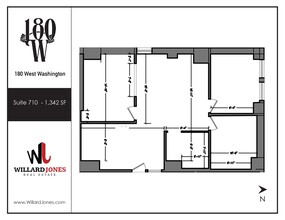 180 W Washington St, Chicago, IL for lease Floor Plan- Image 1 of 1