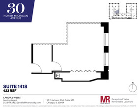 30 N Michigan Ave, Chicago, IL for lease Floor Plan- Image 1 of 4