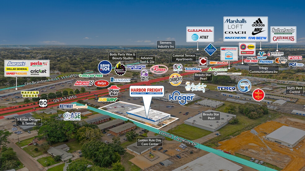 3100 Hwy 80 E, Pearl, MS for sale - Building Photo - Image 2 of 4