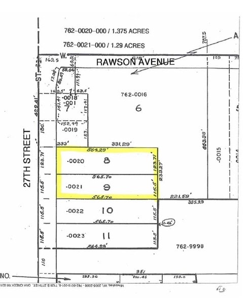 7160-7178 S 27th St, Oak Creek, WI for sale - Plat Map - Image 2 of 2