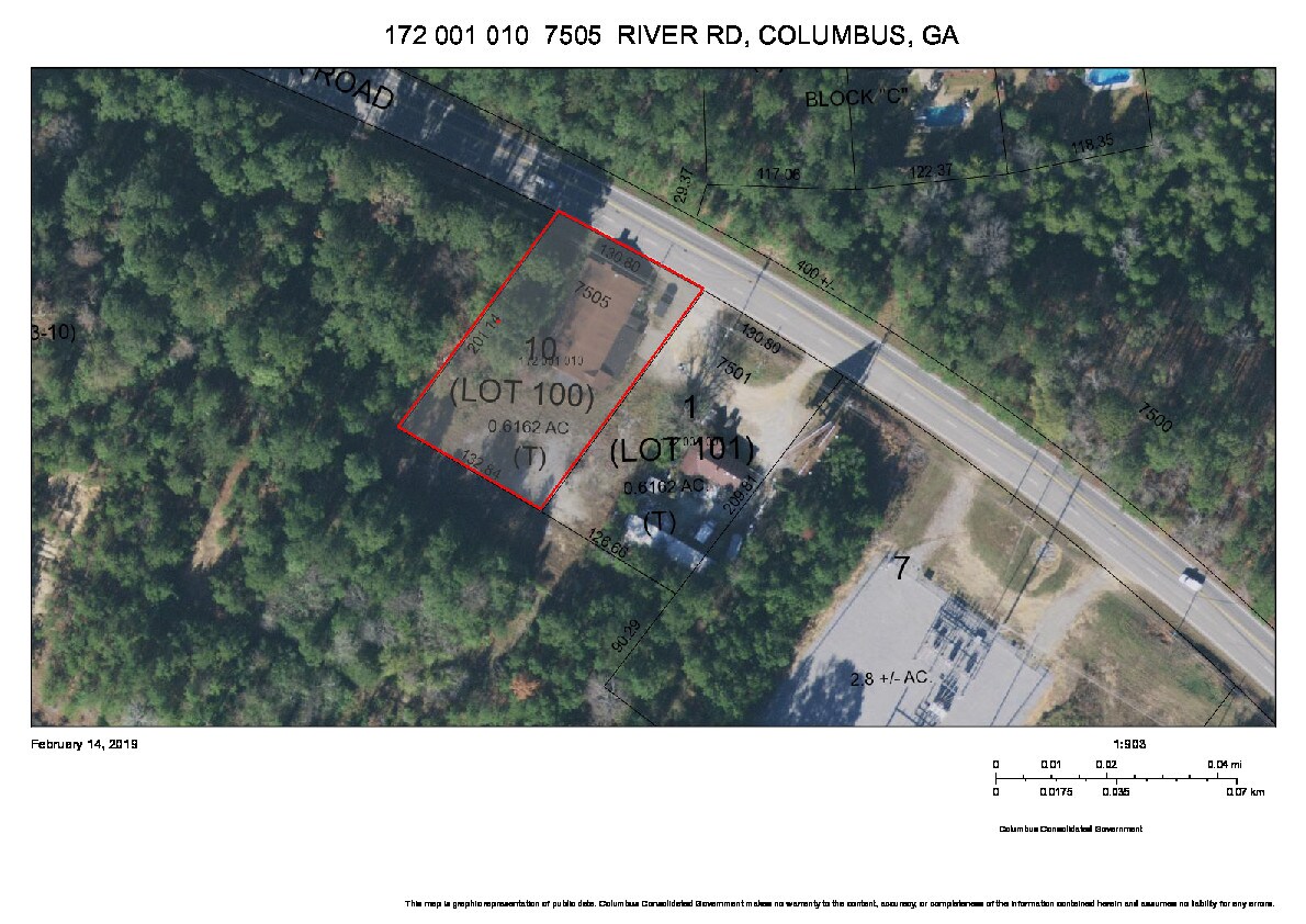 7505 River Rd, Columbus, GA for sale Plat Map- Image 1 of 1