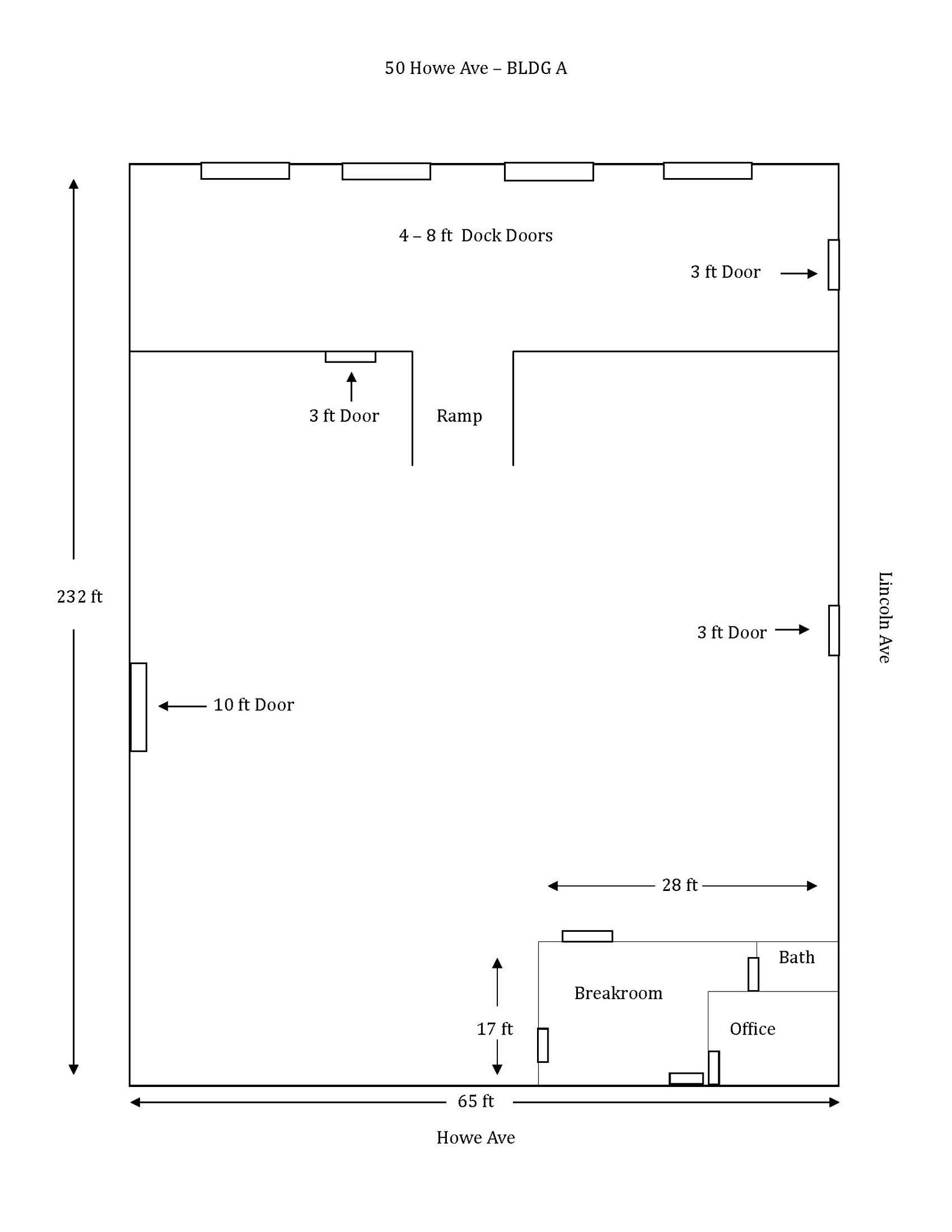 50 Howe Ave, Millbury, MA for lease Floor Plan- Image 1 of 4