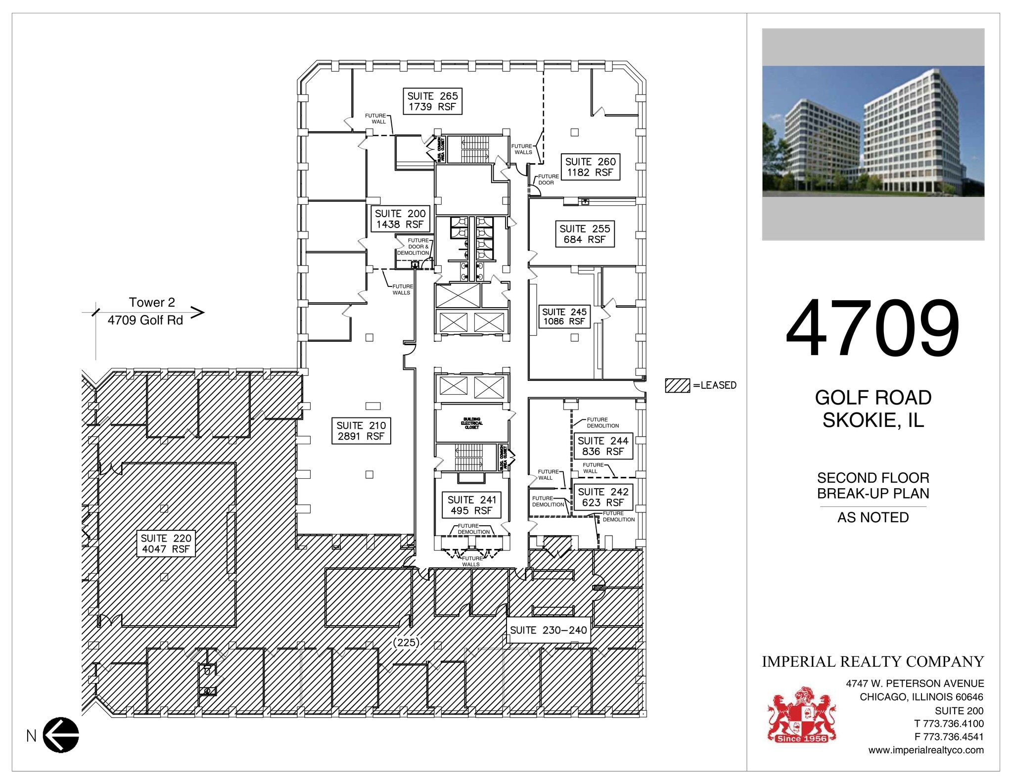 4709-4711 Golf Rd, Skokie, IL for lease Site Plan- Image 1 of 1
