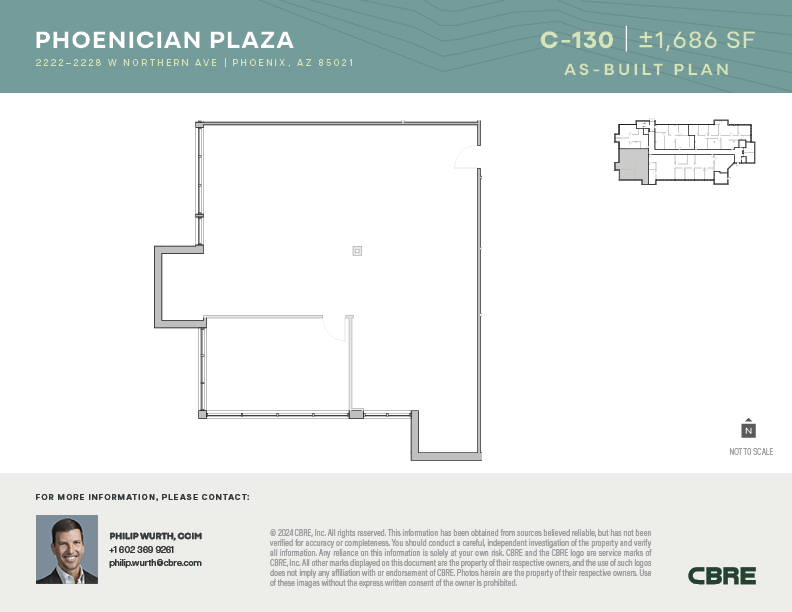 2222-2228 W Northern Ave, Phoenix, AZ for lease Floor Plan- Image 1 of 3