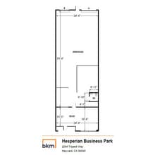 2286-2298 Tripaldi Way, Hayward, CA for lease Floor Plan- Image 1 of 1