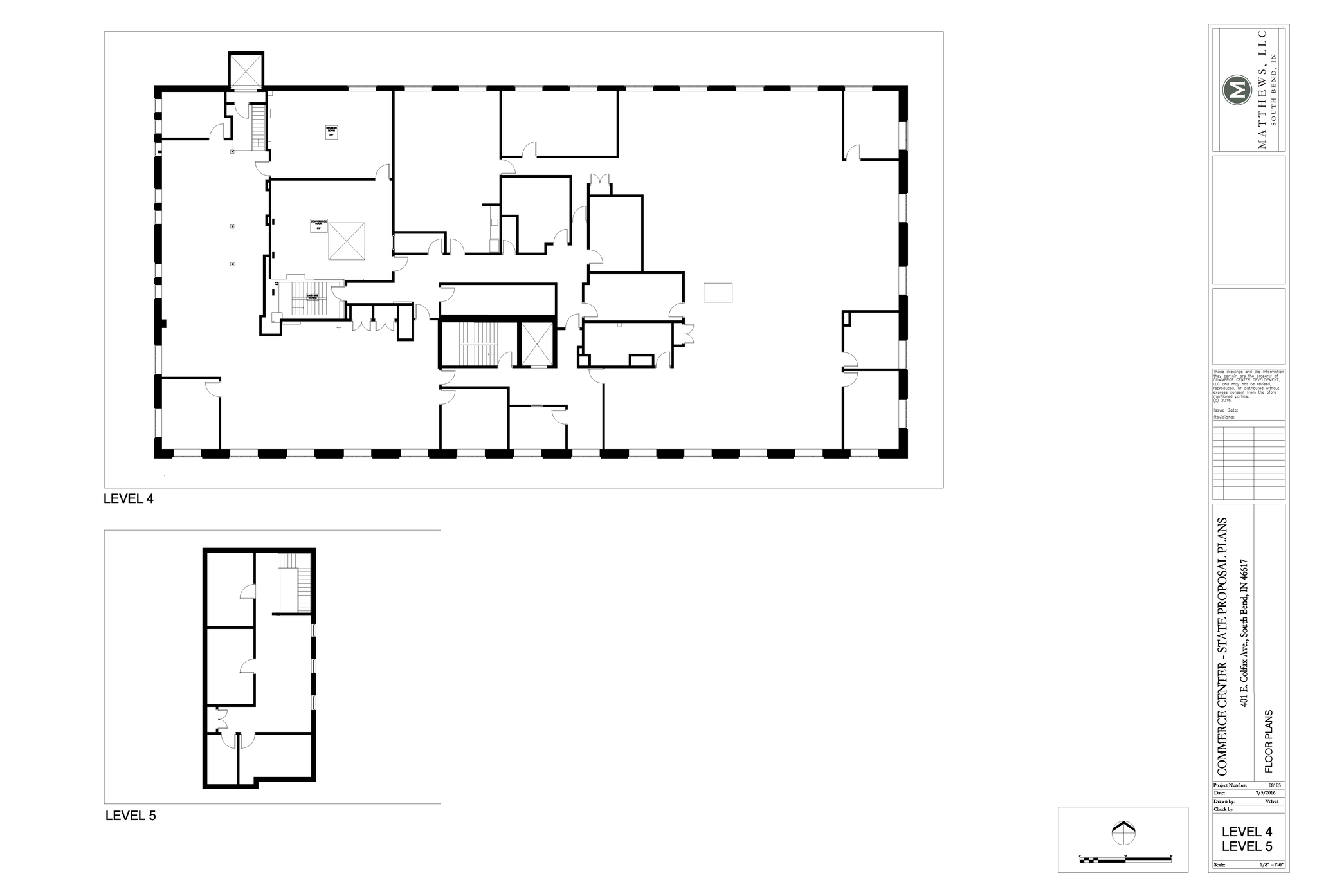 401 E Colfax Ave, South Bend, IN for lease Floor Plan- Image 1 of 1