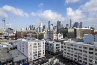 214-228 E 11th St, Los Angeles, CA - aerial  map view