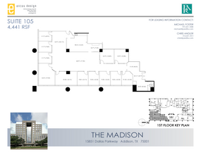 15851 Dallas Pkwy, Addison, TX for lease Floor Plan- Image 1 of 1