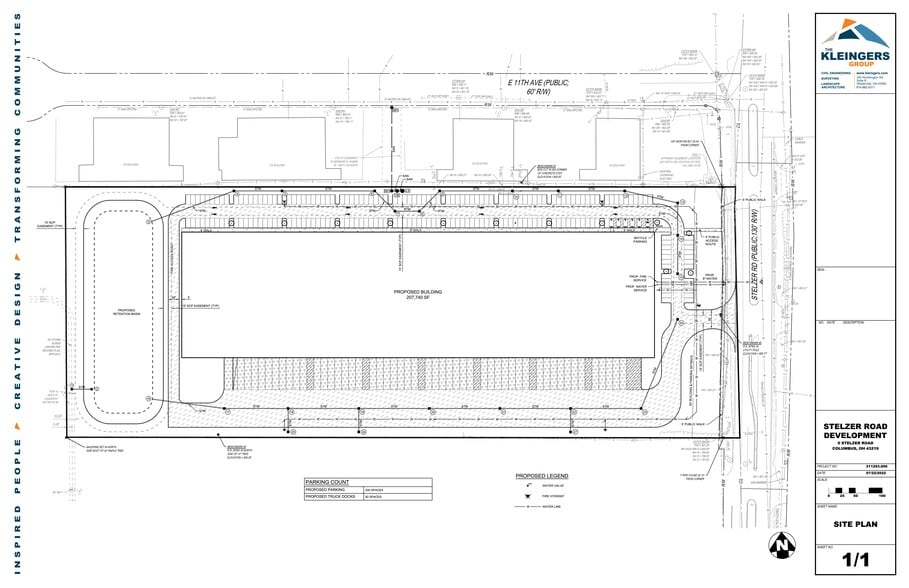 885 Stelzer Rd, Columbus, OH for lease - Site Plan - Image 2 of 3