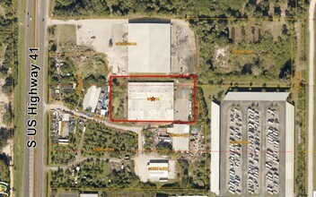 12620 S US Hwy 41, Gibsonton, FL - AERIAL map view
