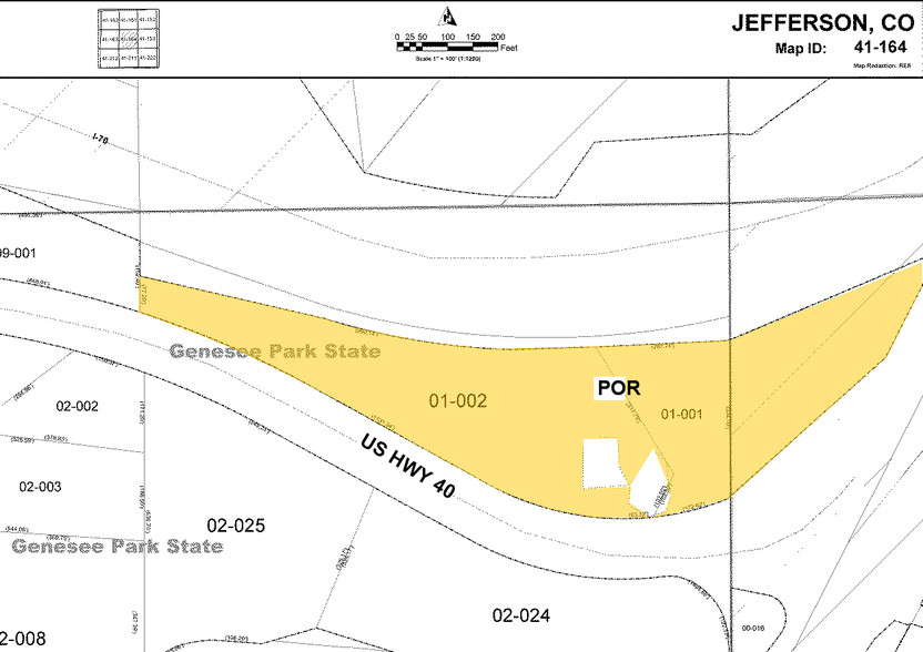 29259-29339 US Hwy 40, Evergreen, CO for sale - Plat Map - Image 2 of 4