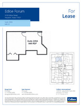 3100 Edloe St, Houston, TX for lease Floor Plan- Image 1 of 1