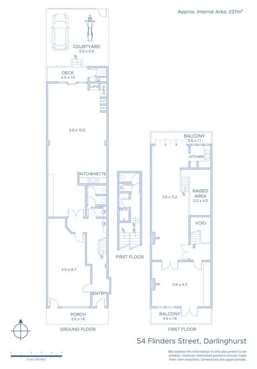 54 Flinders St, Darlinghurst for sale Floor Plan- Image 1 of 6