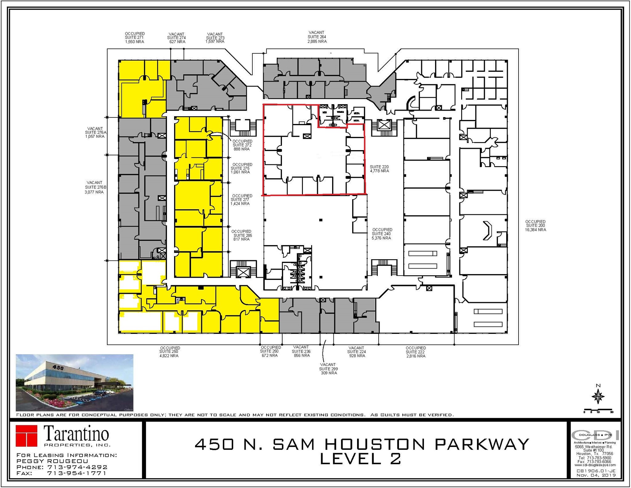 450 N Sam Houston Pky E, Houston, TX for lease Floor Plan- Image 1 of 1