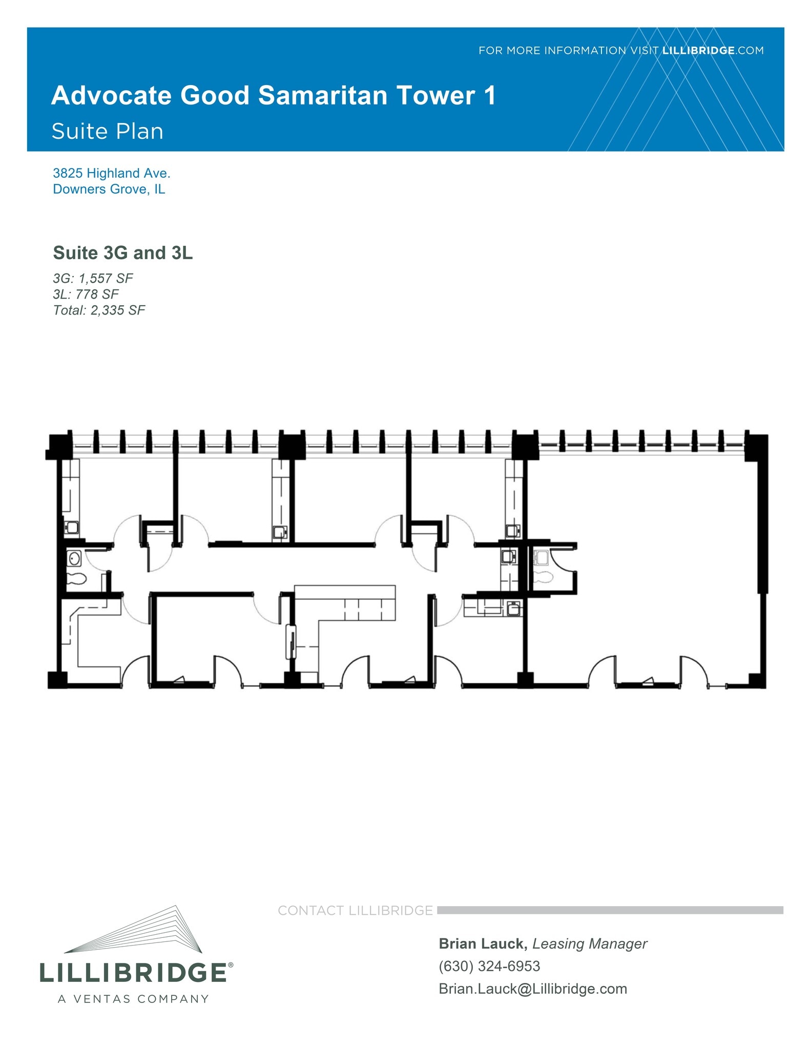 3825 Highland Ave, Downers Grove, IL for lease Site Plan- Image 1 of 1