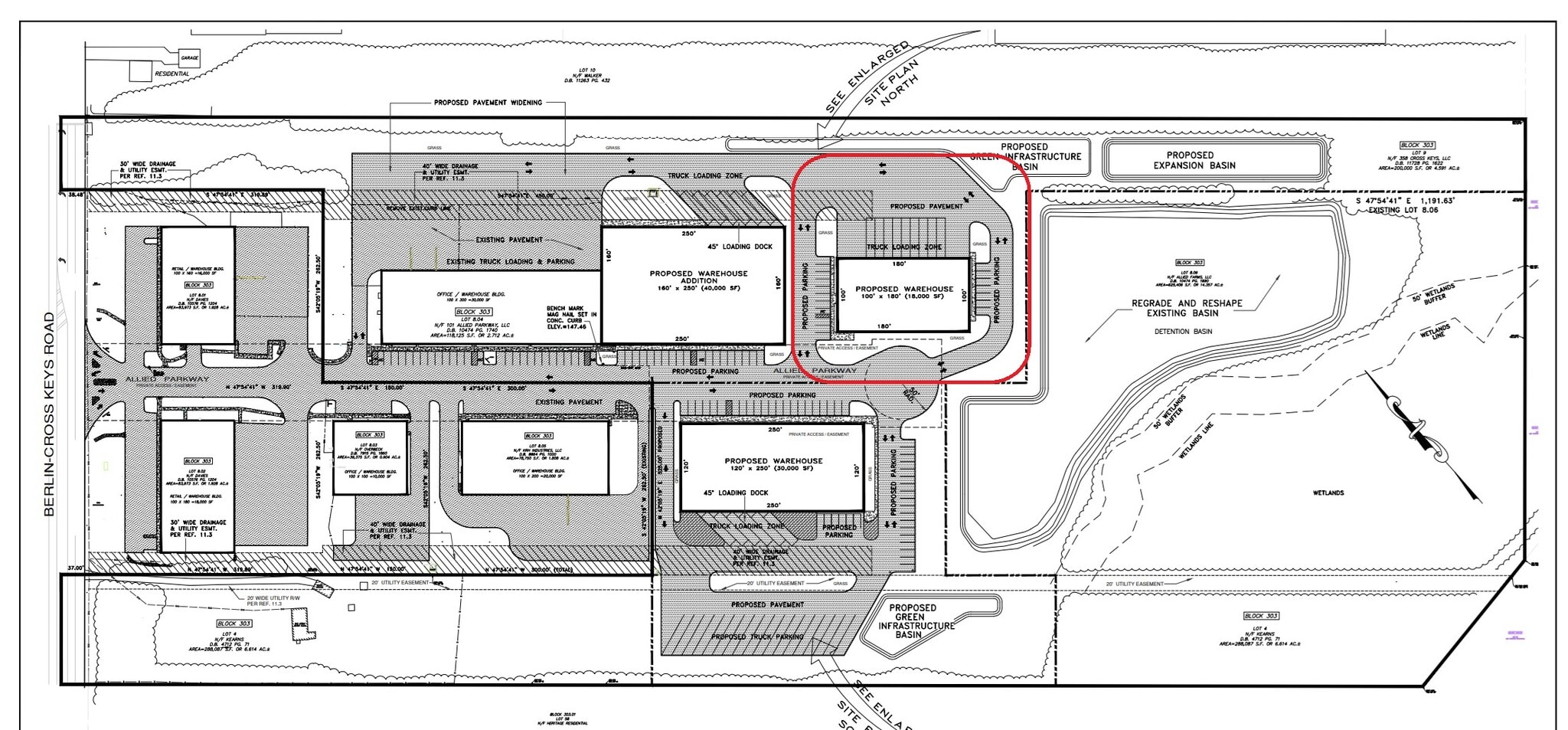 109 allied parkway, Sicklerville, NJ for lease Site Plan- Image 1 of 2