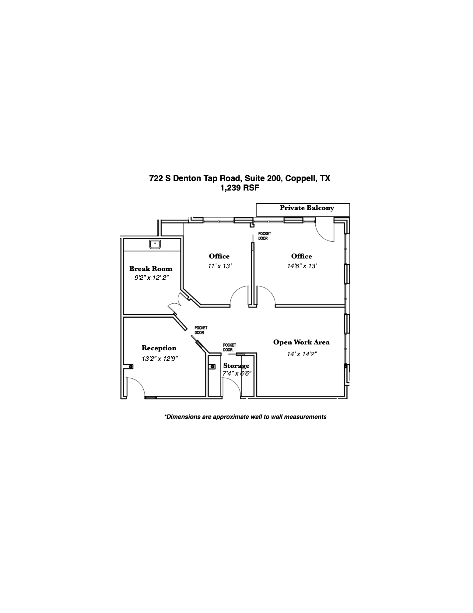 722 S Denton Tap Rd, Coppell, TX for lease Floor Plan- Image 1 of 11