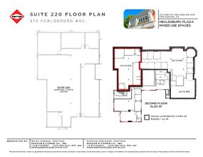 375 Healdsburg Ave, Healdsburg, CA for lease Floor Plan- Image 1 of 6