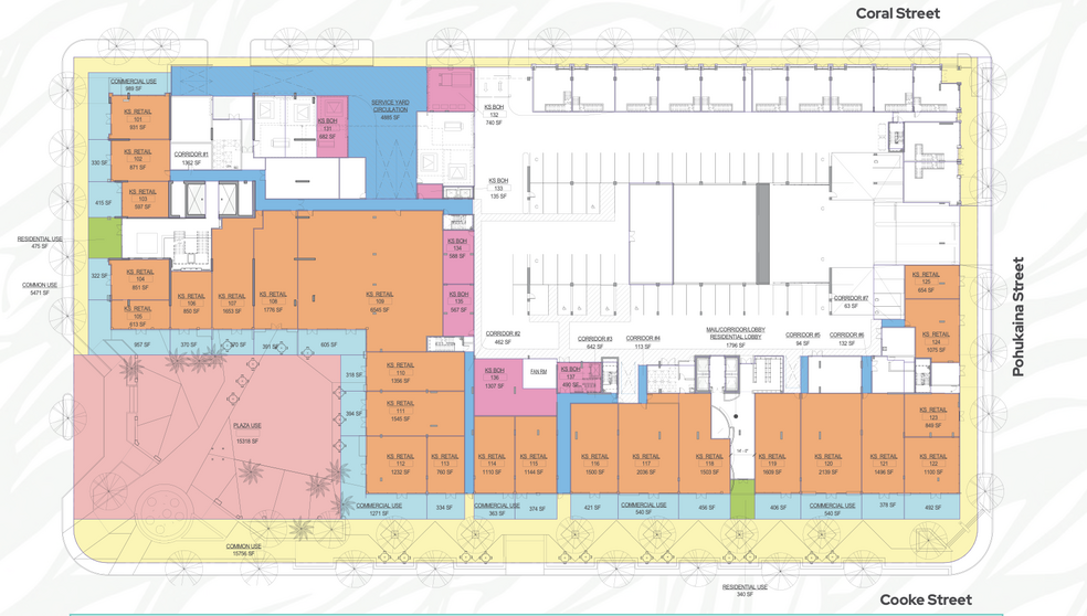 404 Cooke St, Honolulu, HI for lease - Floor Plan - Image 2 of 9