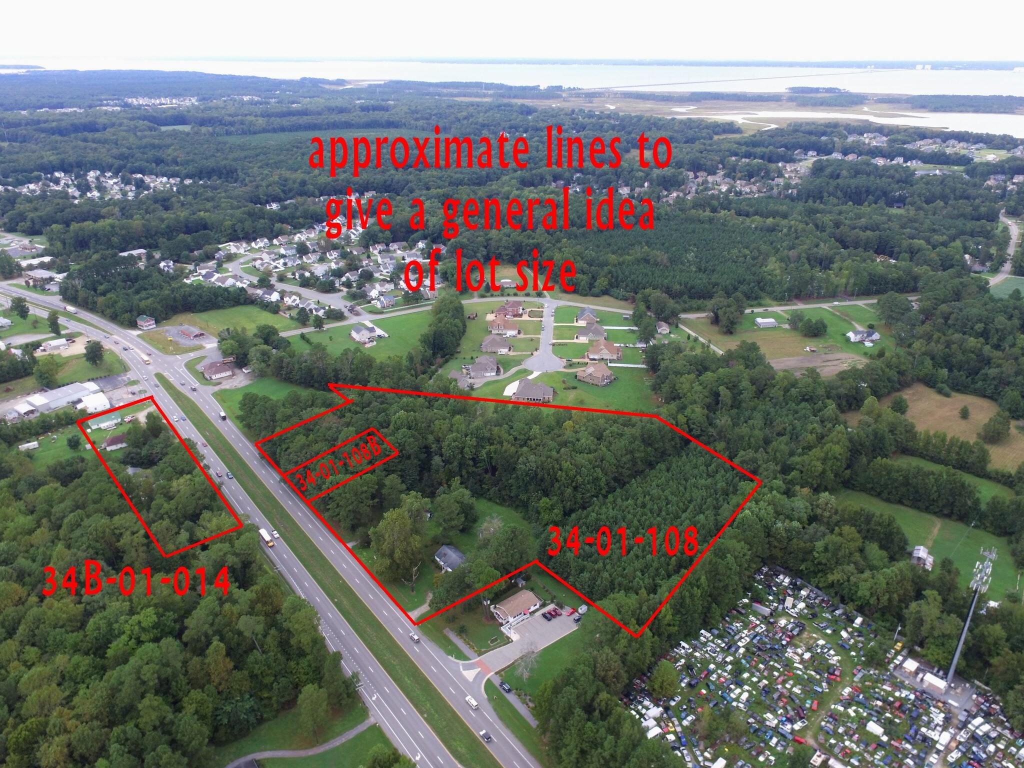 Carrollton Blvd, Carrollton, VA for sale Aerial- Image 1 of 1