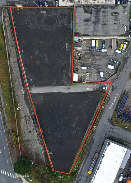 7601 S 2nd Ave, Seattle, WA for lease - Aerial - Image 2 of 7