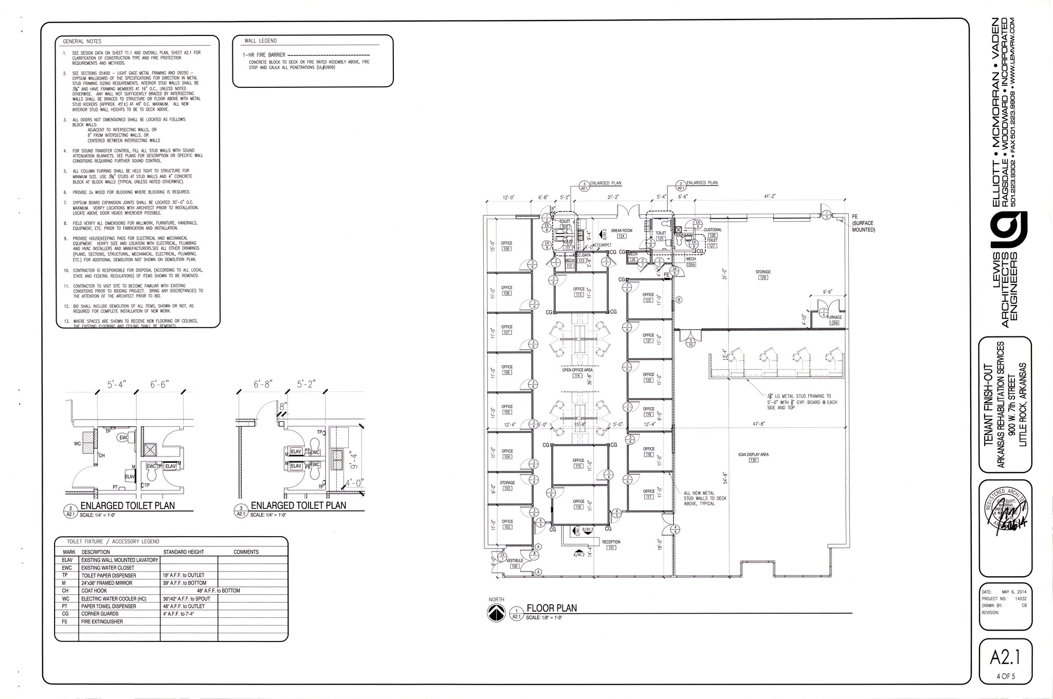 900 W 7th St, Little Rock, AR for lease Site Plan- Image 1 of 4